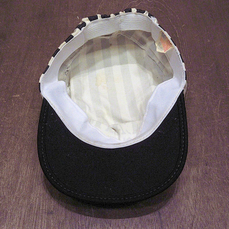 ビンテージ80's90's○ALCATRAZ黒白ボーダープリズナーペインター