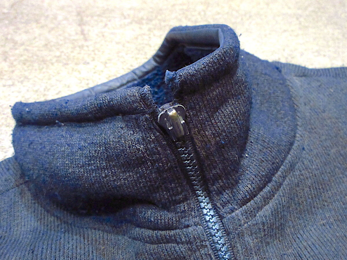 ビンテージ70's○Patagonia白タグパイルベスト紺○221111r8-m-vs