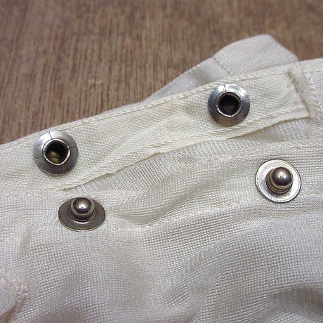 ビンテージ~1900's●DEADSTOCKレディースシースルーシルクニットグローブ生成りB●240115i6-w-glvアンティーク手袋デッドストック
