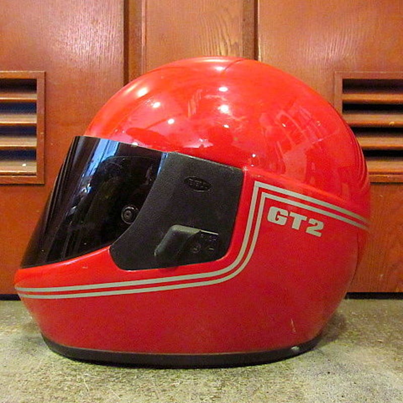 ビンテージ80's○BELL GT2フルフェイスヘルメット赤○200818f2-hlmt