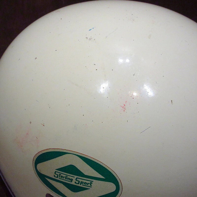 ビンテージ60's○Sterling Sport ハーフヘルメット白 L○210714j6-h