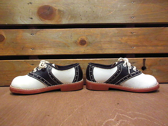 ビンテージ70's○キッズツートーンサドルシューズsize 6 1/2