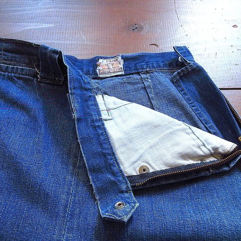 ビンテージ50's○Levi'sデニムランチパンツ実寸W64○231226k3-w ビンテージ50's○Levi'sデニムランチパンツ実寸W64○231226k3-w