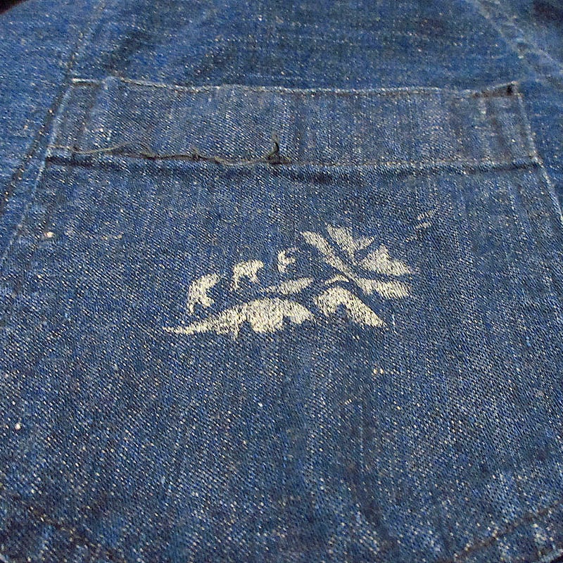 ビンテージ40's○U.S.NAVYプルオーバーデニムジャケット○221129j1-m