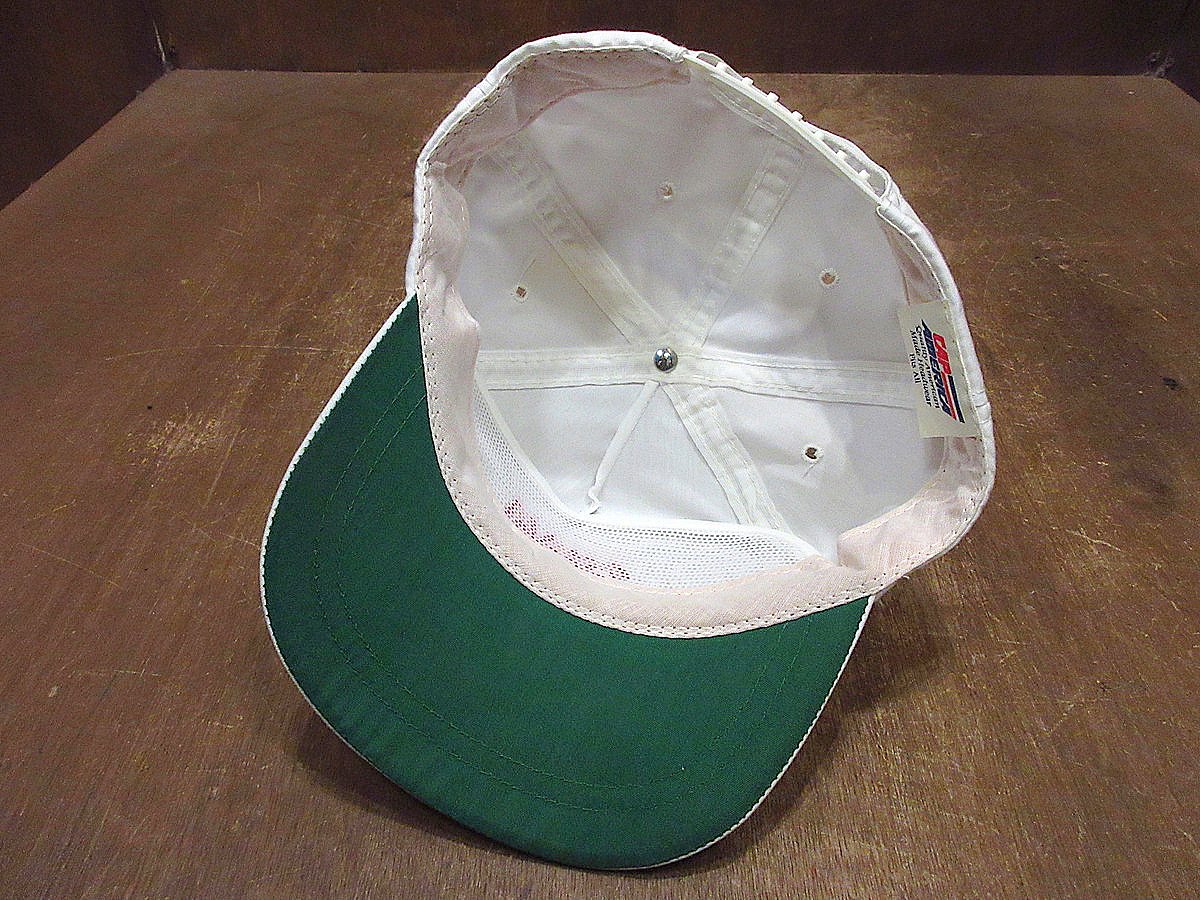 ビンテージ80's90's○DEADSTOCK 3M 5パネルスナップバックキャップ白