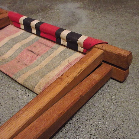 ビンテージ~70's●ストライプアウトドアフォールディングチェア●210711r8-chr折り畳み椅子イスキャンプ雑貨