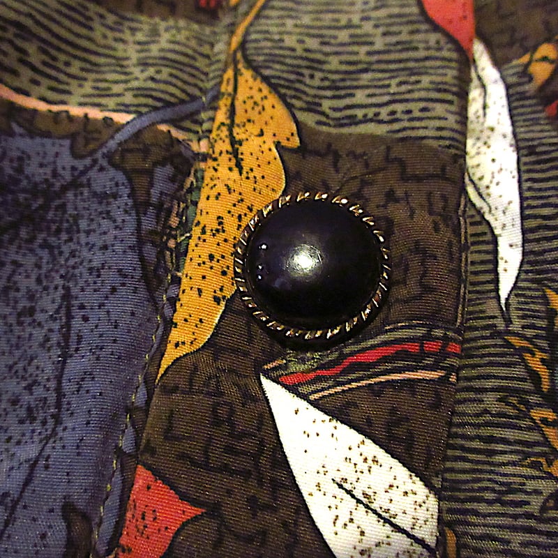 ビンテージ80's90's○Sunthungレディース総柄カーディガンsize XL○2511