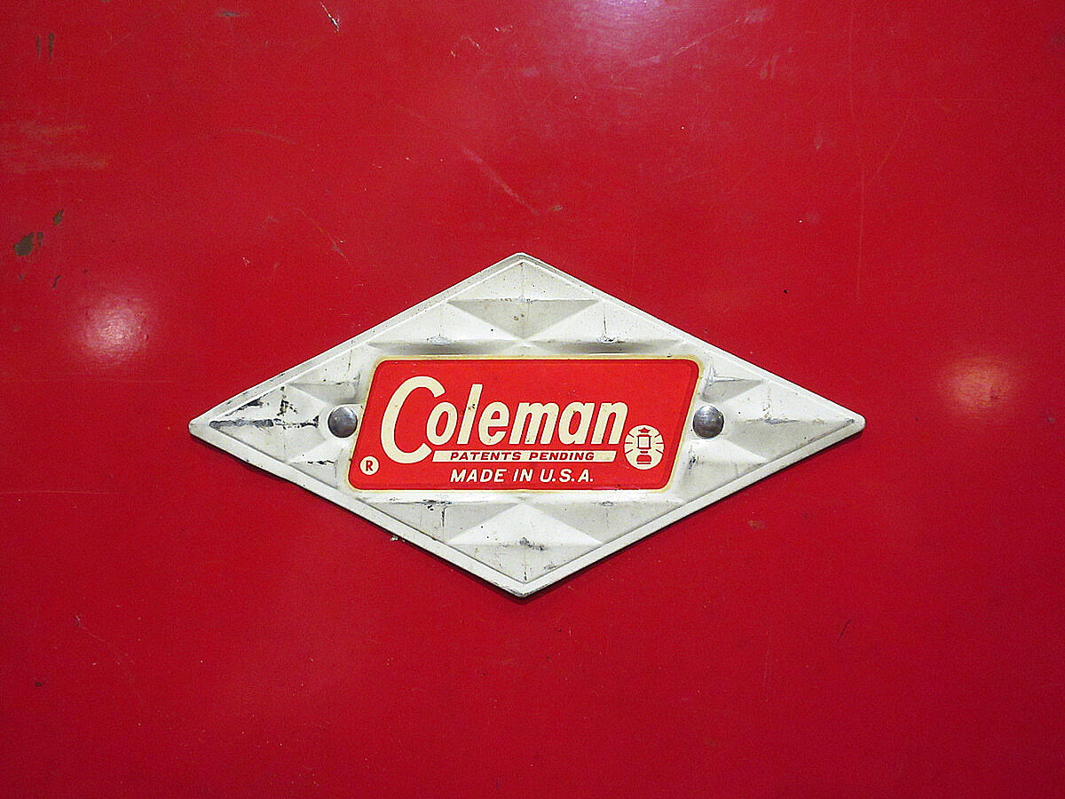 ビンテージ60's○Colemanダイヤロゴクーラーボックス赤 ビンテージ60's○Colemanダイヤロゴクーラーボックス赤