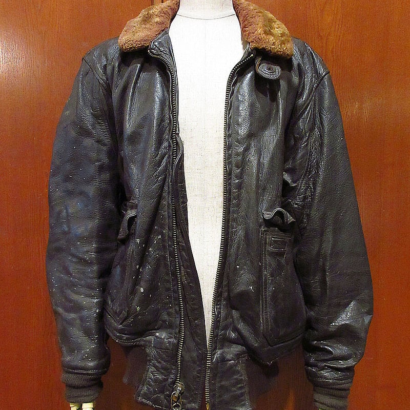 ビンテージ40's50's○USCG G-1フライトジャケット○230824i1-m