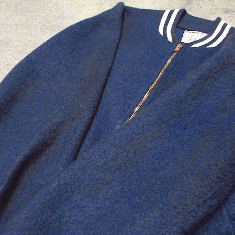 ビンテージ60's○Championタタキタグスタジアムジャケット紺size S