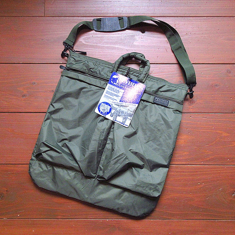 BRANDNEW○FLYBOYSヘルメットバッグオリーブグリーン○250403k4-bag-h