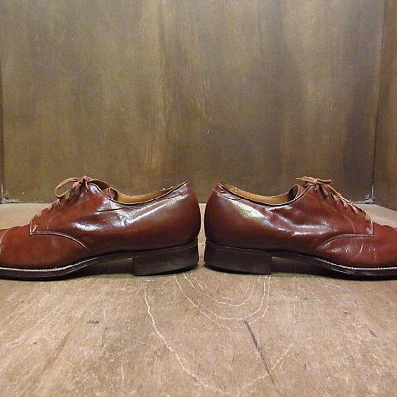 ビンテージ40's○DEADSTOCK CONNOLLYキッドスキンキャップトゥシューズ