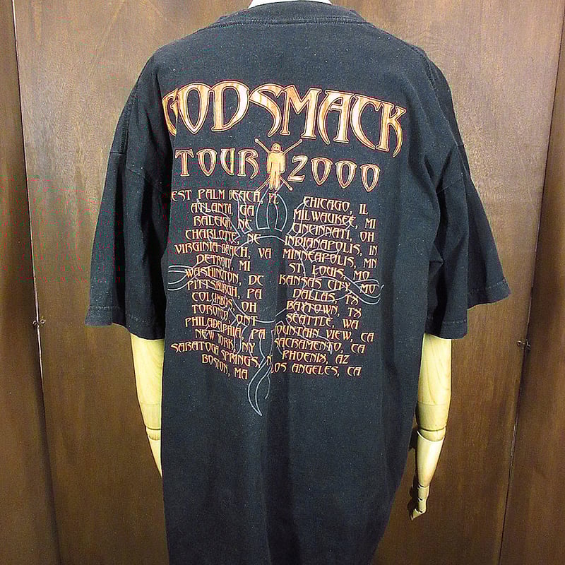 【 美品 】GOD SMACK ゴッドスマック バンT バンドT 90s 00s God Smack Tシャツ 90s ゴッドスマック バンド バンT - メルカリ