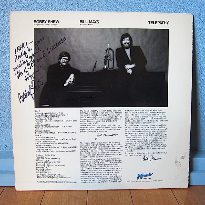 ジャズレコード  ジョン・ブランチ&ボビー・エンリケス　2LPセット TheThreeSuns#Jealousy(Japan#7inch#LP#VictorRecords