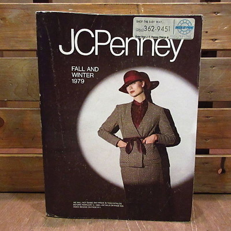 ビンテージ70's○JCPenney 1979年Fall/Winterカタログ○200616n
