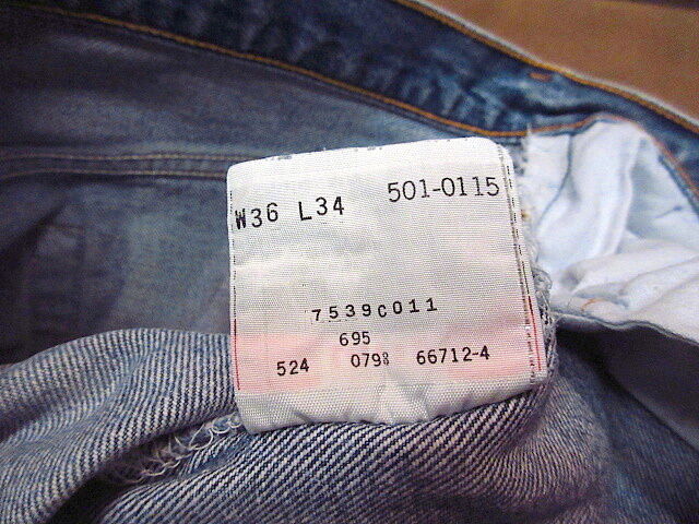 ビンテージ90's○MADE IN U.S.A. Levi's 501 W36 L34○200