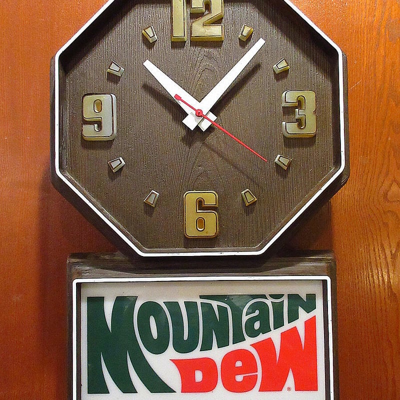 ビンテージ60's70's○Mountain Dewアドバタイジングウォール ビンテージ60's70's○Mountain Dewアドバタイジングウォール
