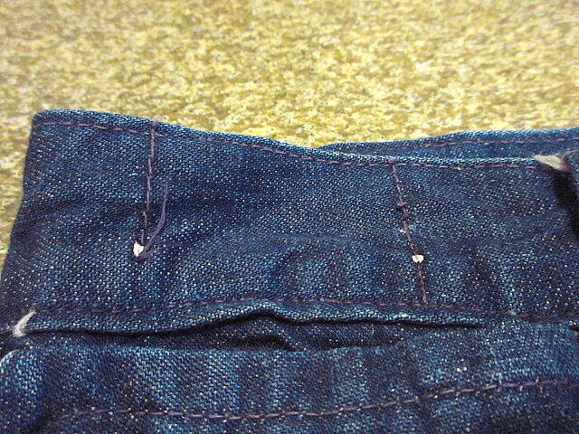 ビンテージ50's○Levi'sショートホーンデニムランチパンツW72cm ビンテージ50's○Levi'sショートホーンデニムランチパンツW72cm