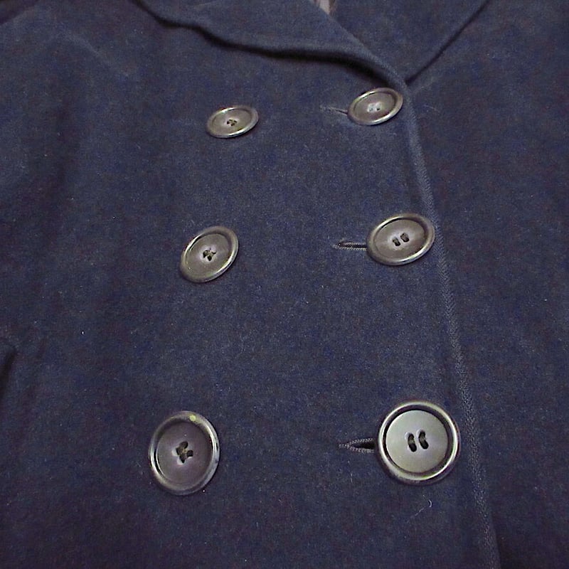 1940s ダブルブレスト ウールコート オンブレチェック 1940s ダブルブレスト ウールコート オンブレチェック
