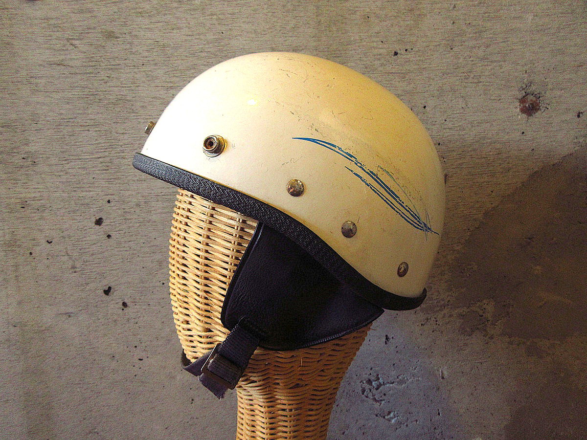 ビンテージ60's○Buco BANTAM？ハーフヘルメット白○240308k7-hlmt 1