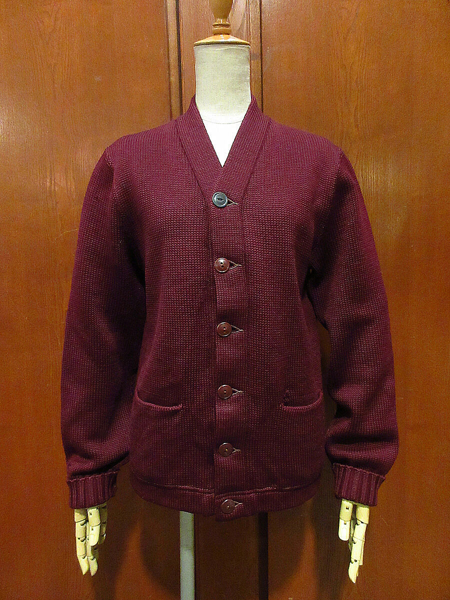40S〜 ヴィンテージ ウールカーディガン ワークカーディガン ビンテージ40's○NELSON KNITTING MILLS CO.レターマン