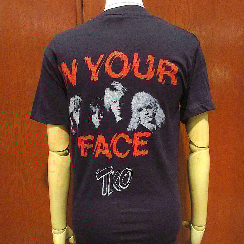 ビンテージ80's○TKO 1985年ツアーTシャツ黒size M○230425j2-m ビンテージ80's○TKO 1985年ツアーTシャツ黒size M○230425j2-m