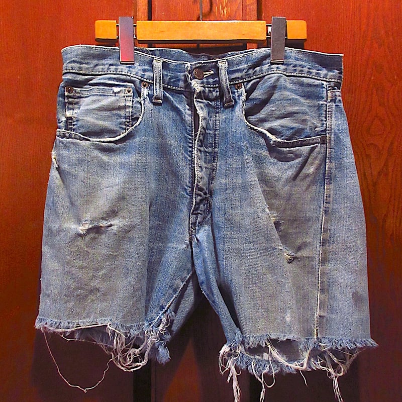 ビンテージ60's○Levi's 551ZXXカットオフデニムショーツ実寸W80cm