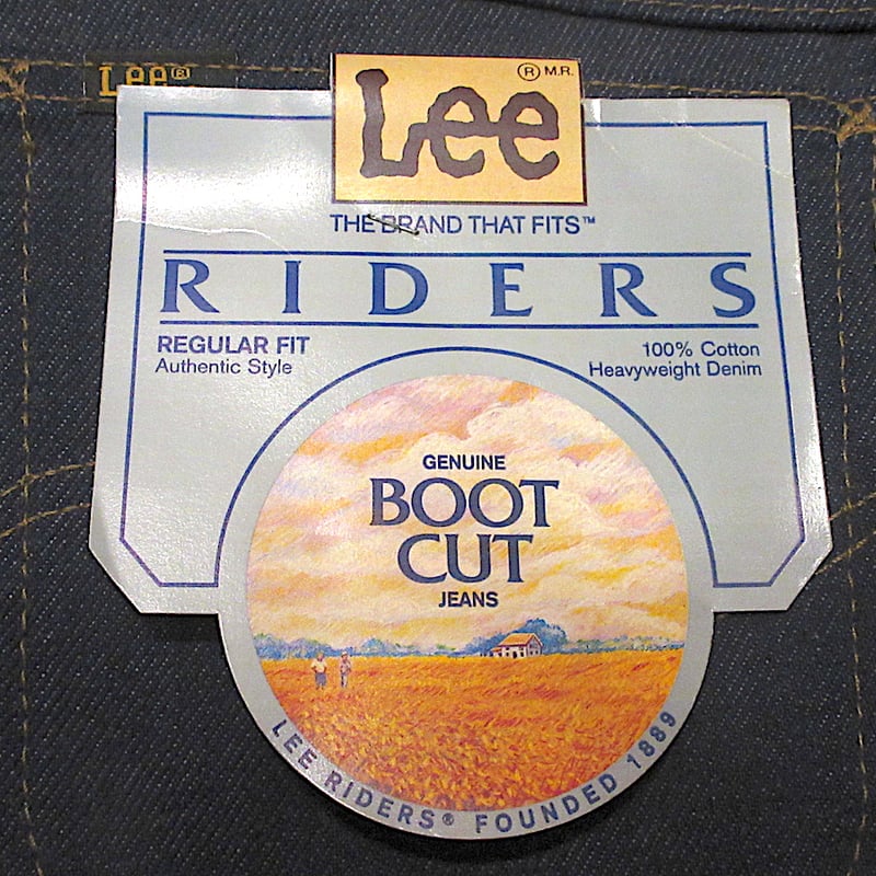 ビンテージ80's○DEADSTOCK Lee 202ブーツカットデニム表記W38L30○25