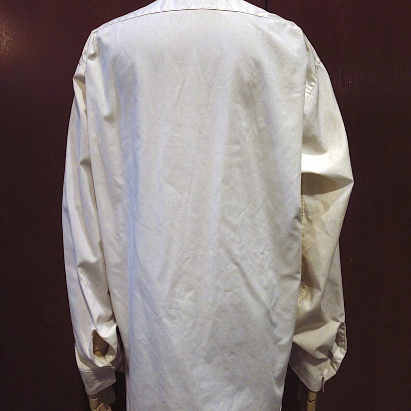 ビンテージ60's○VAN HEUSENドレスシャツ生成りsize 16 35