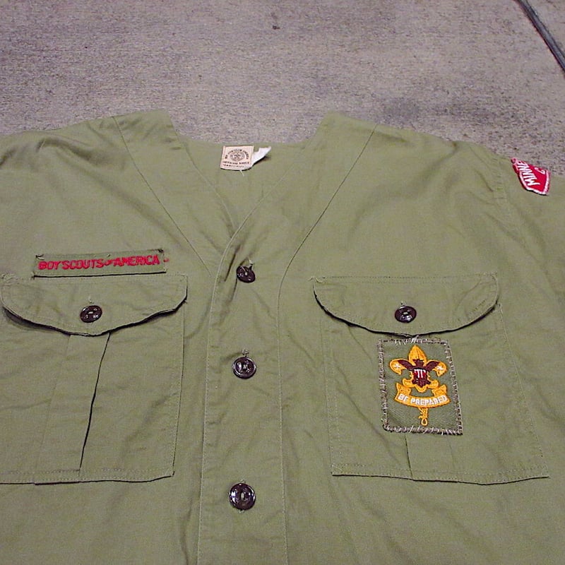 ビンテージ60's○BOY SCOUTS OF AMERICAボーイスカウトノーカラー