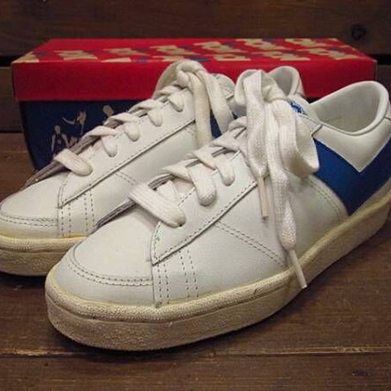 ビンテージ70's○DEAD STOCK PONYレザースニーカーSize4 ビンテージ70's○DEAD STOCK PONYレザースニーカーSize4