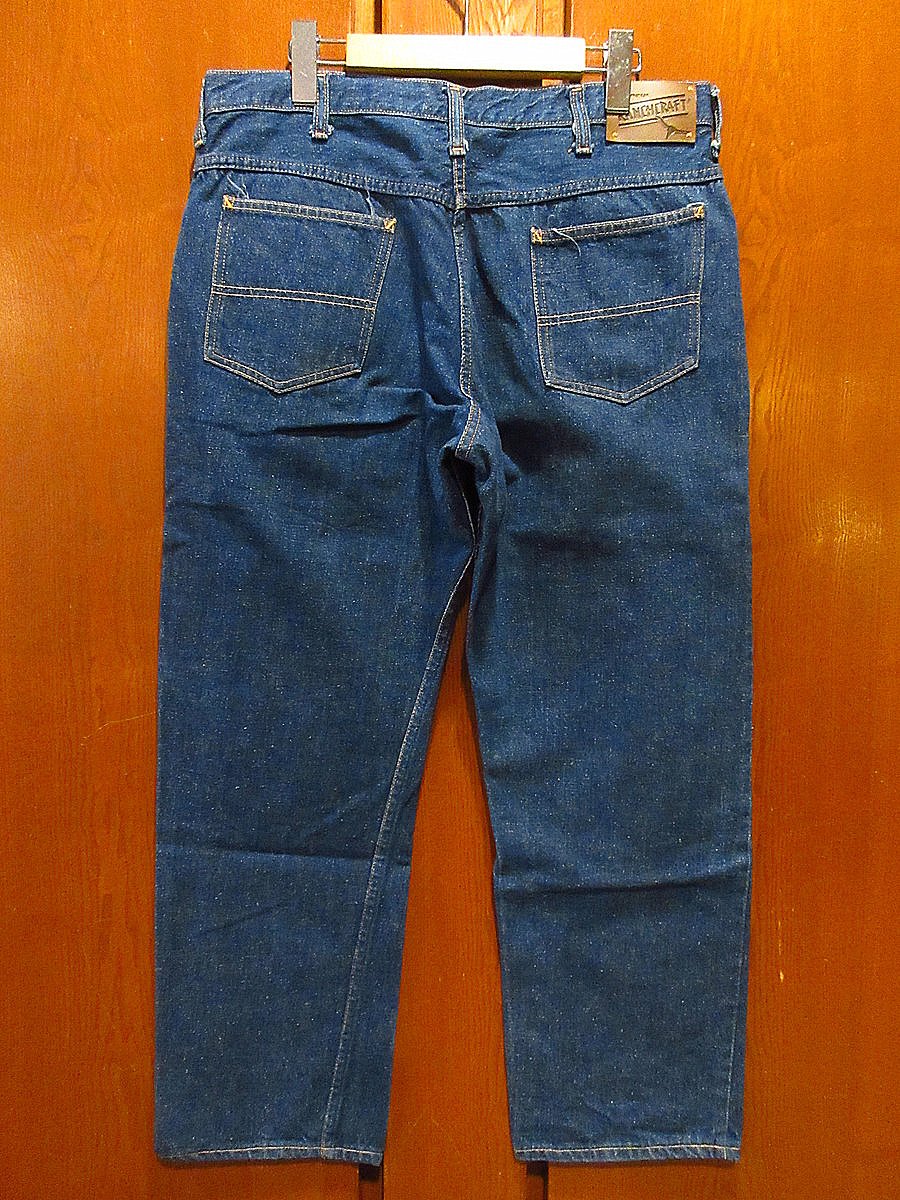 ビンテージ60's70's○Penneys RANCHCRAFTストレートデニムパンツ実寸W8