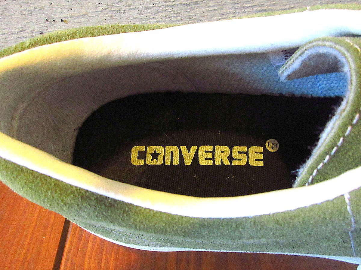 ビンテージ90's○DEADSTOCK CONVERSE ONE STARアボカド/ホワイトs