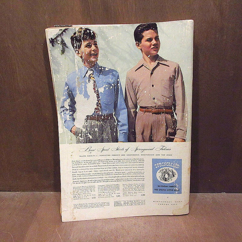 ビンテージ40's○MONTGOMERY WARD 1945年-1946年Fall & Win