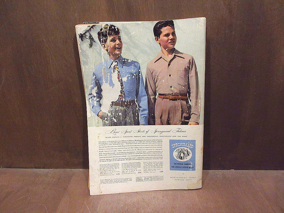 ビンテージ40's○MONTGOMERY WARD 1945年-1946年Fall & Win