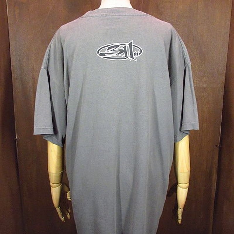 ビンテージ90's○311 TRANSISTORプリントTシャツグレーXL