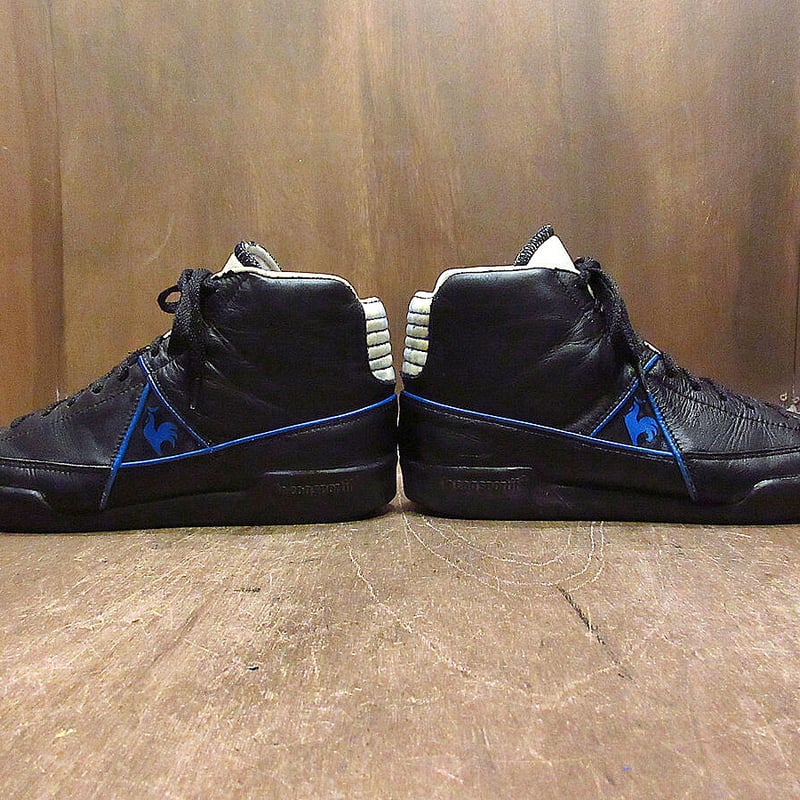ビンテージ80's○le coq sportifレザーハイカットスニーカーsize 8 1/2