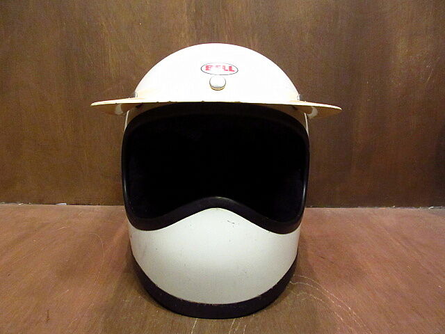ビンテージ70's○BELL MOTO STAR バイザー付きフルフェイスヘルメット
