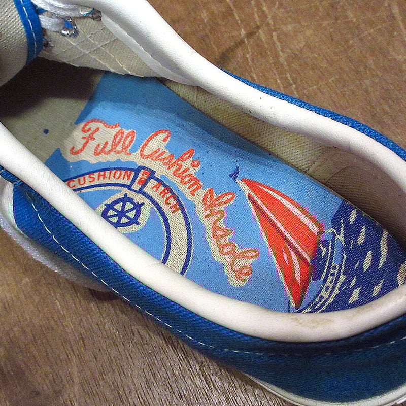 キャンディーズ ビンテージ70's80's☆DAEDSTOCK キャンバススニーカー小豆色