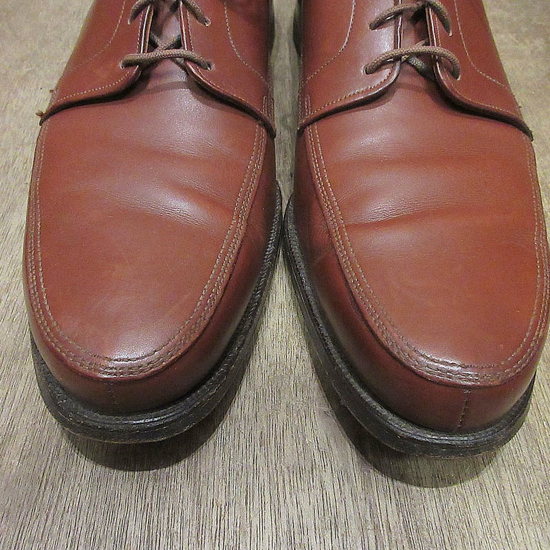 ビンテージ50's○NUNN-BUSHレザーUチップシューズ 茶size 11 AA○2504