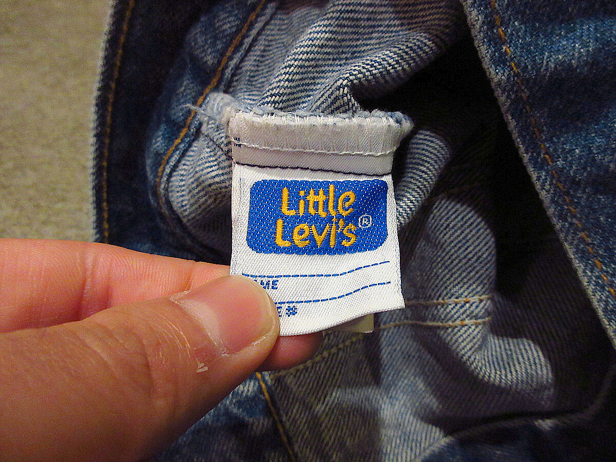 ビンテージ80's○Little Levi's 72225-0214キッズデニムジャケットsi