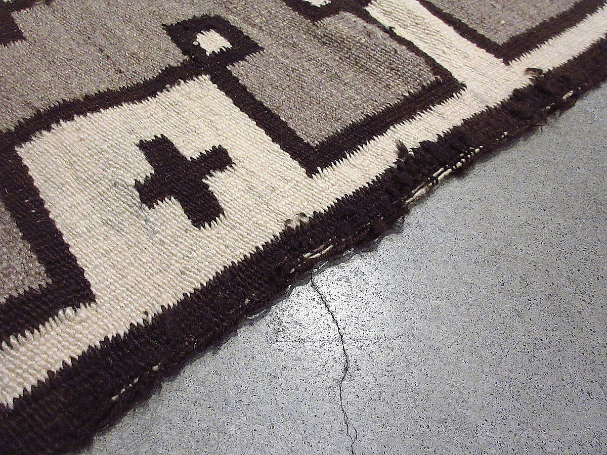ビンテージ~40's○ナバホラグ約129cm×約81cm○240717i8-rug ビンテージ~40's○ナバホラグ約129cm×約81cm○240717i8-rug