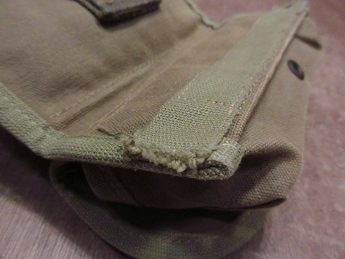 ビンテージ40's○ミリタリー2連ハンドグレネードポーチ