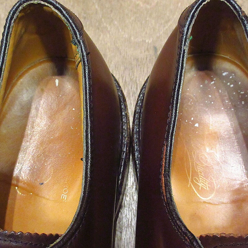 ビンテージ70's○FLORSHEIM IMPERIALコードバンプレーントゥシューズ