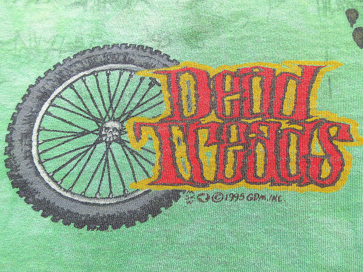 ビンテージ90's○GRATEFUL DEAD DEAD TREADSタイダイTシャツsize