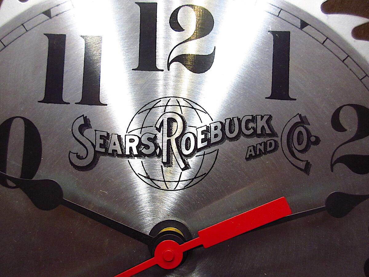 sears シアーズ　掛時計　ソーブレードクロック sears シアーズ 掛時計 ソーブレードクロック SOWDEN ウォールクロック