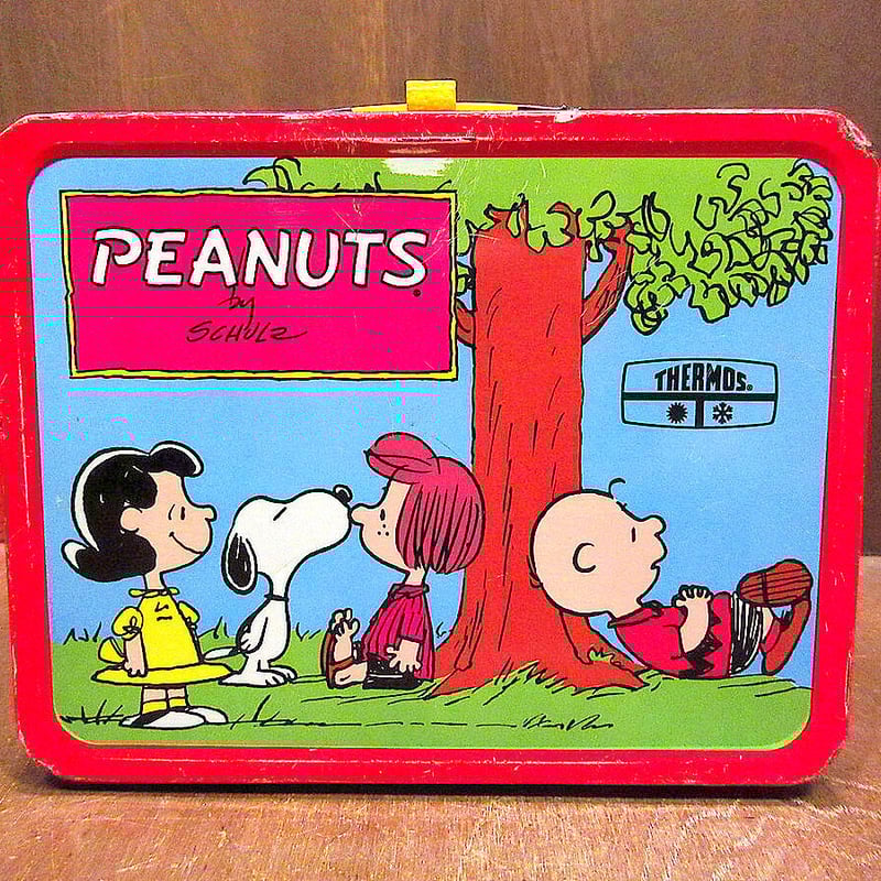 ビンテージ70's○THERMOS PEANUTSメタルランチボックス ビンテージ70's○THERMOS PEANUTSメタルランチボックス