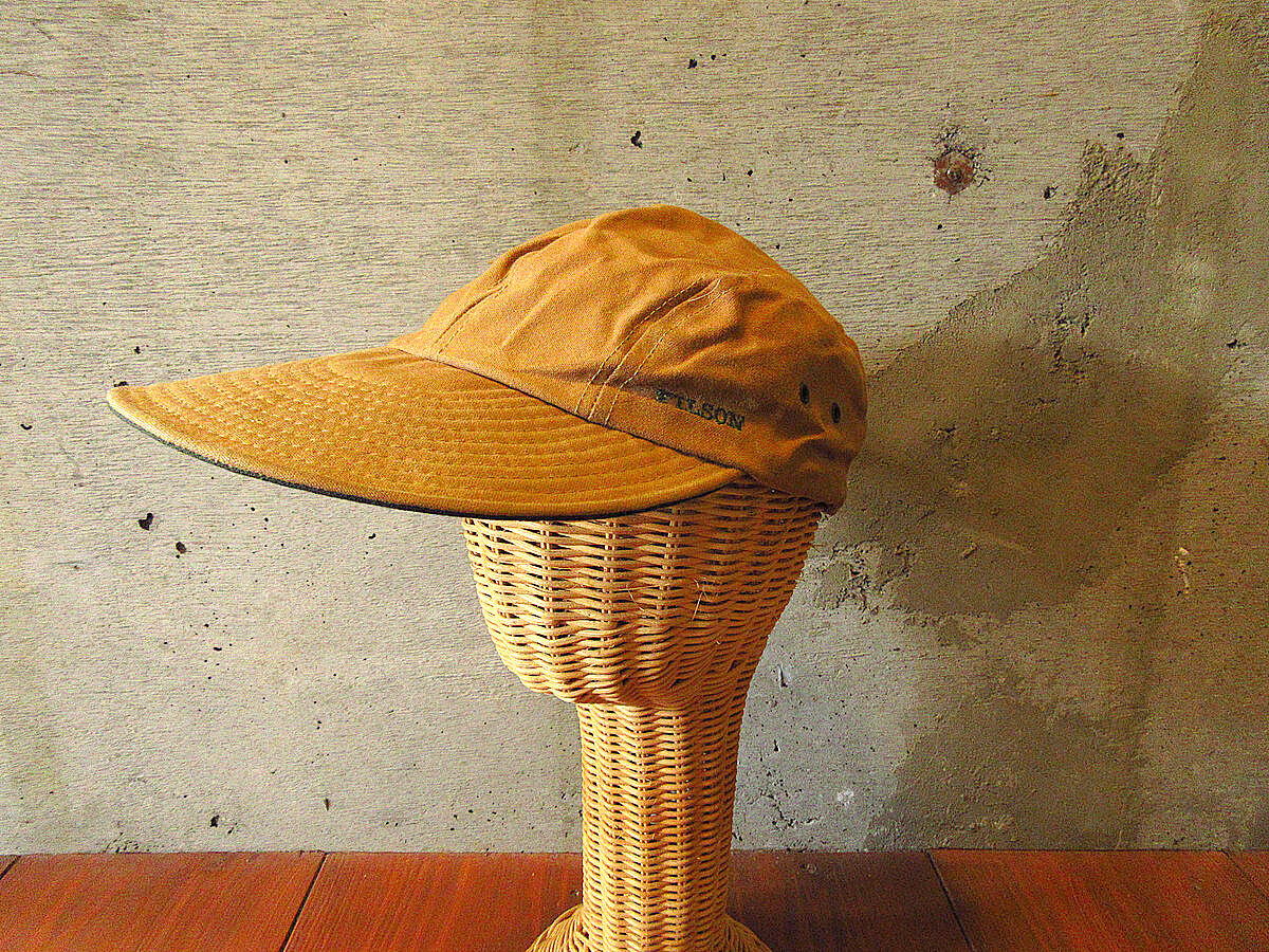 ビンテージ90's○FILSONロングビルオイルドコットンキャップ○230919k7