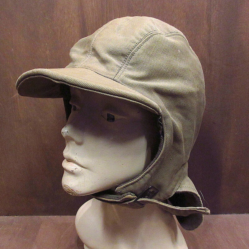 30s 40sビンテージ大戦ミリタリー米軍ワーク キャップ帽子ハット 軍物 古着 30s 40sビンテージ大戦ミリタリー米軍ワーク キャップ帽子ハット