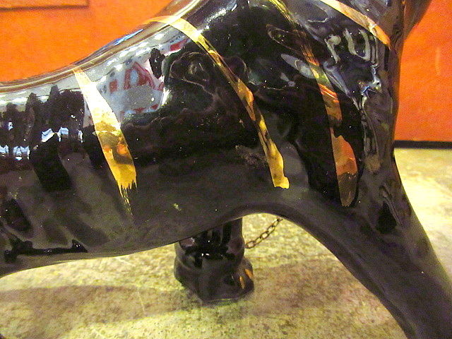 置物　オブジェ　ビンテージ Vintage Horse Ceramic object/ビンテージ 陶器製 馬 オブジェ/置物(A559)